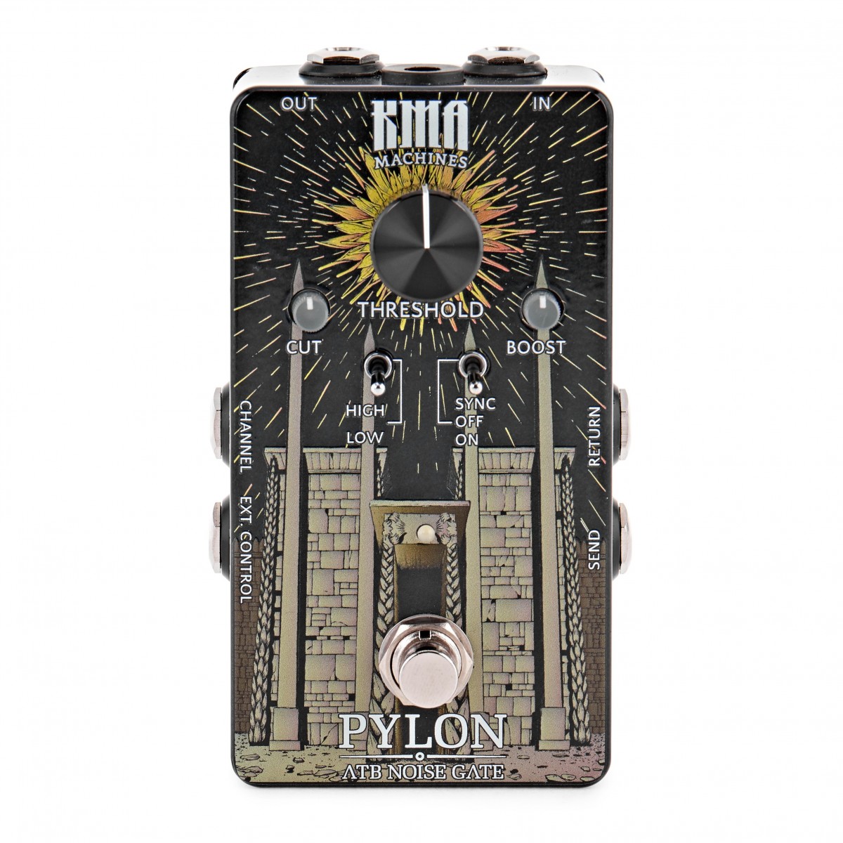 KMA Machines Pylon Advanced Transformer Boost Noise Gate Pedal