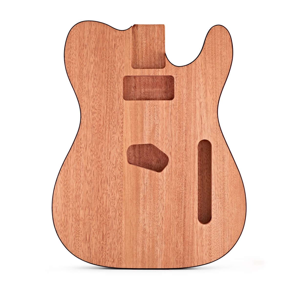 Guitarworks Solo-Cutaway Electric Guitar Body Mahogany with Binding
