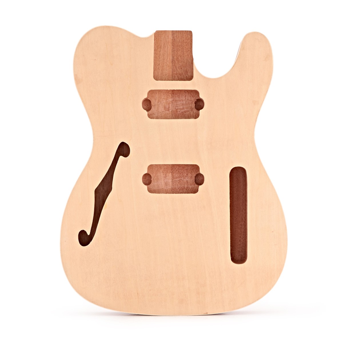 Guitarworks Solo-Cutaway Semi Hollow Electric Guitar Body Mahogany/Basswood