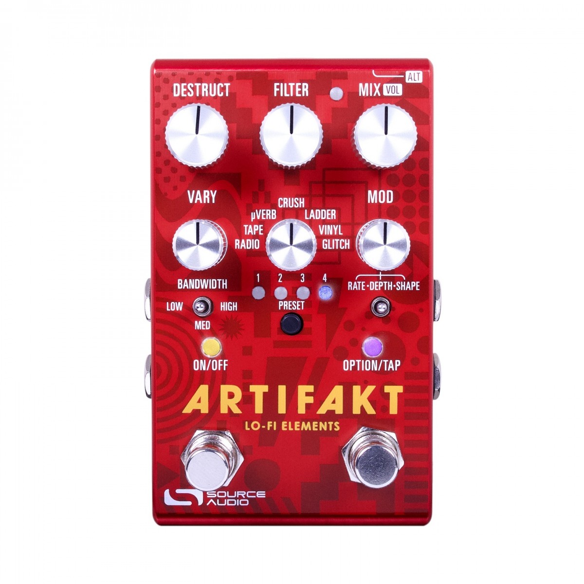 Source Audio Artifakts Lo-fi Elements Pedal