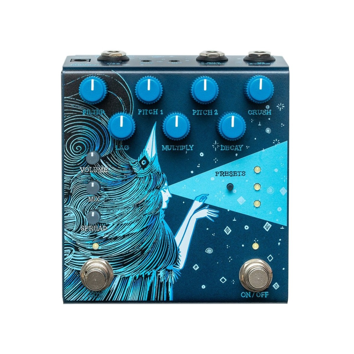 Old Blood Noise Endeavors Dark Star Stereo Flagship Reverb Pedal