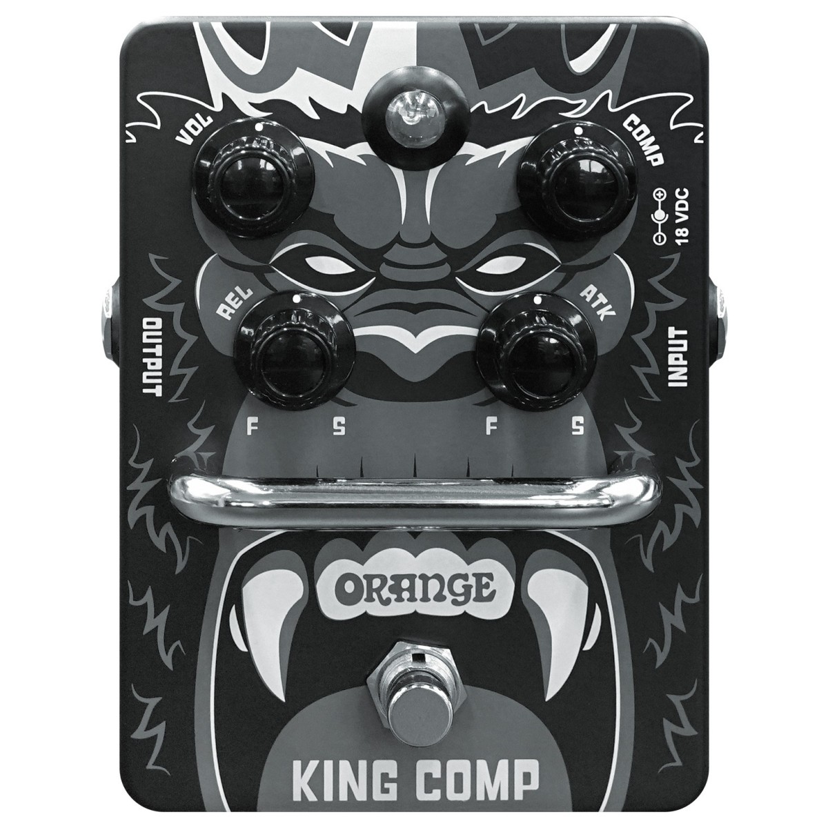 Orange King Comp VCA Compressor Pedal