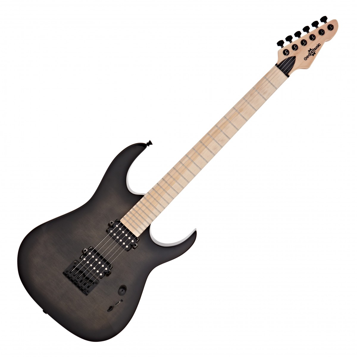 Harlem S Electric Guitar Trans Black