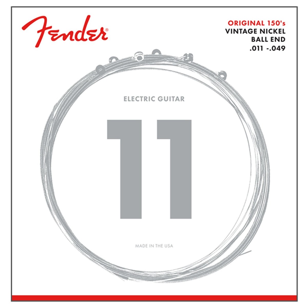 Fender Original 150M 11-49 Ball End Electric Guitar Strings 11-49