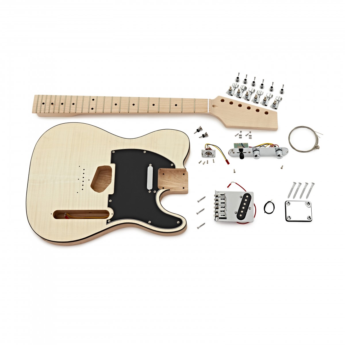 Guitarworks Solo-Cutaway DIY Electric Guitar Kit Pro