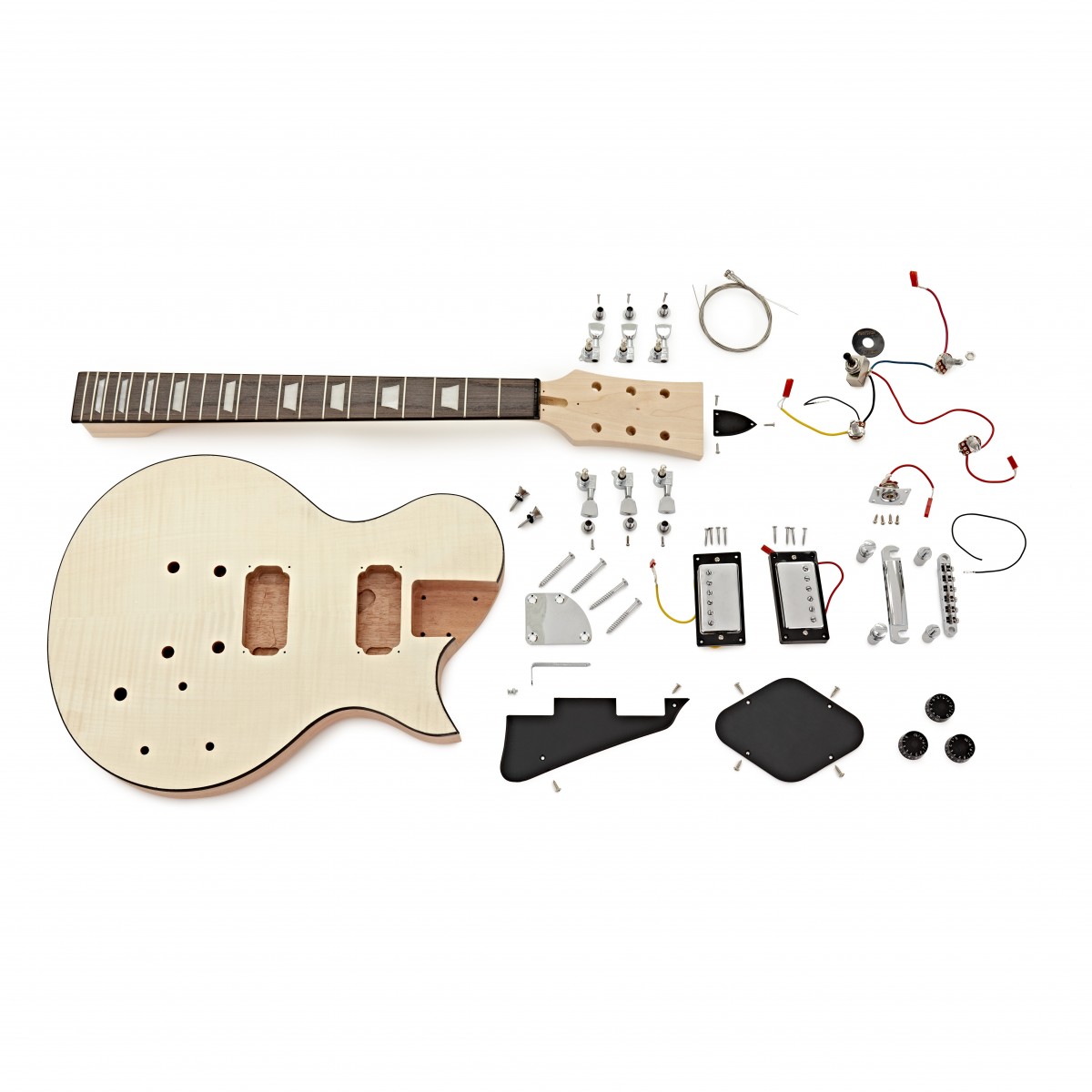 Guitarworks Classic Solo-Cutaway DIY Electric Guitar Kit Pro