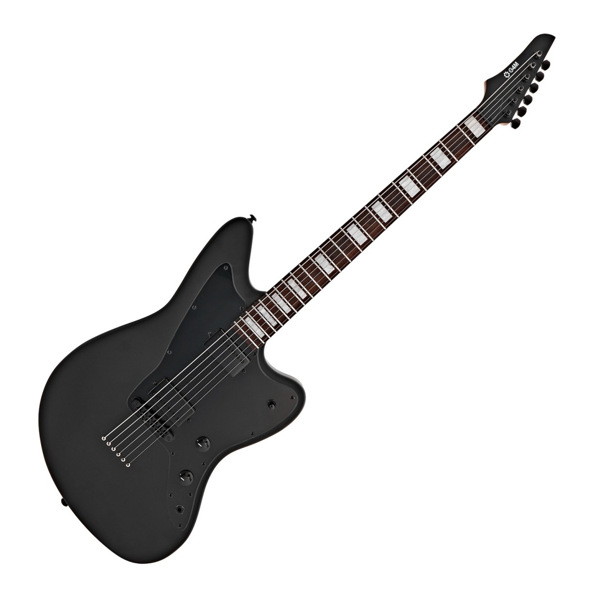 G4M 638 Baritone Electric Guitar Blackout