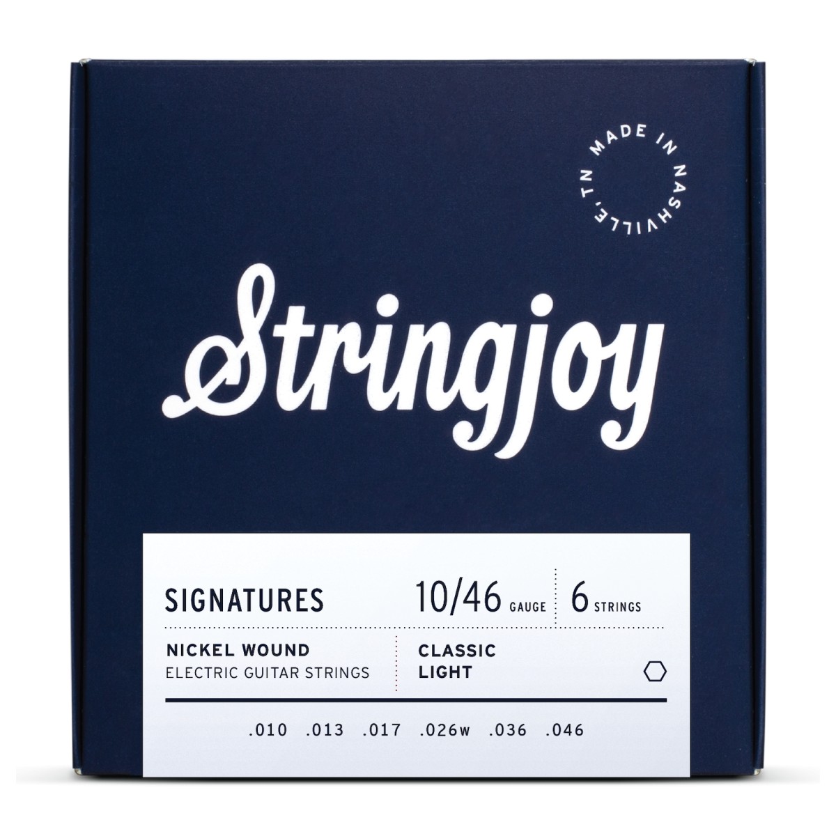 Stringjoy Signatures Classic Light Gauge (10-46) Nickel Wound Electric Guitar Strings