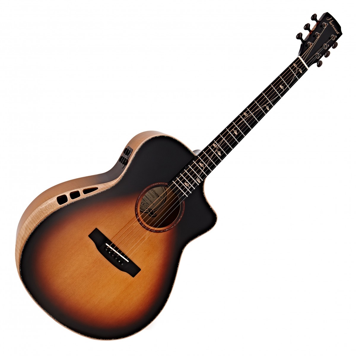Hartwood Sonata-FX Concert Electro-Acoustic Guitar Sunburst