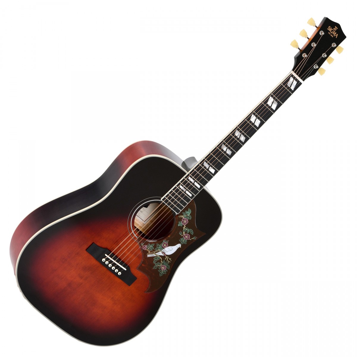 Sigma DA-SG7 Dreadnought Electro Acoustic Sunburst