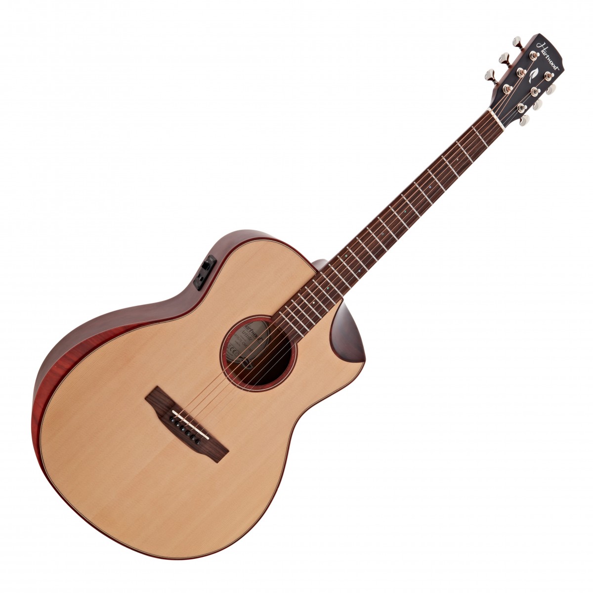 Hartwood Artiste Orchestra Model Electro Acoustic Guitar Natural