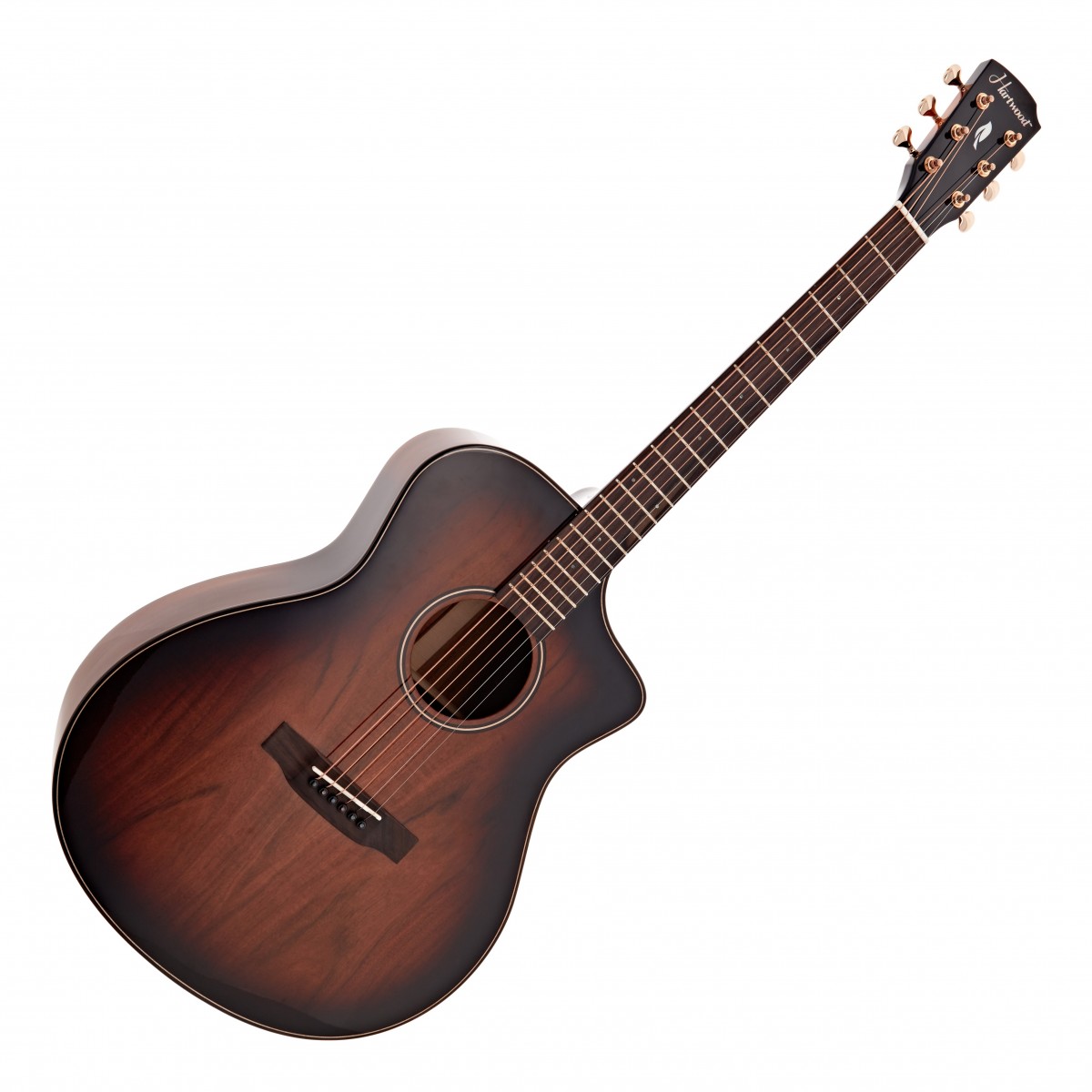 Hartwood Artisan Grand Auditorium Acoustic Guitar RW Acacia Burst