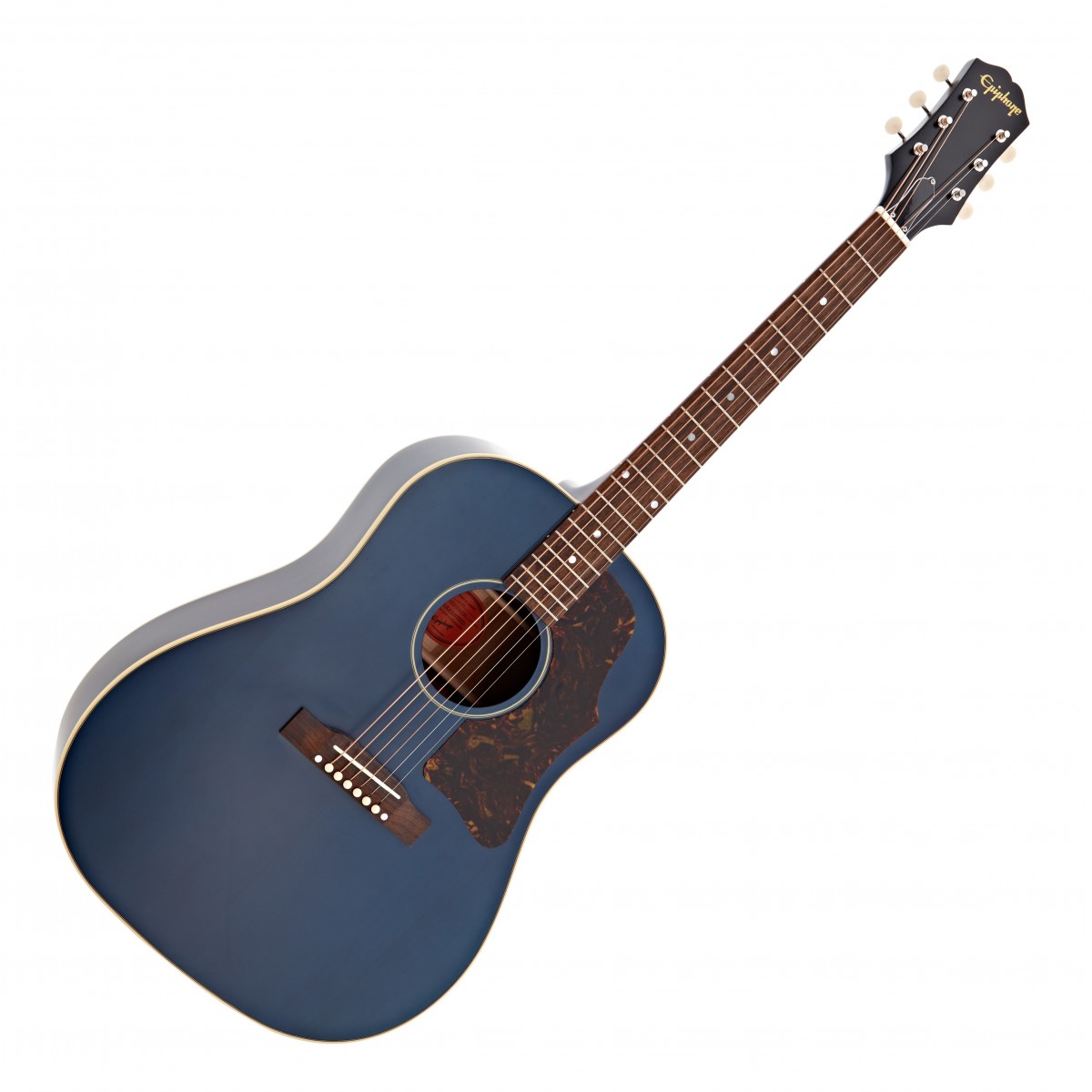 Epiphone J-45 All Solid Electro Acoustic Guitar Aged Viper Blue