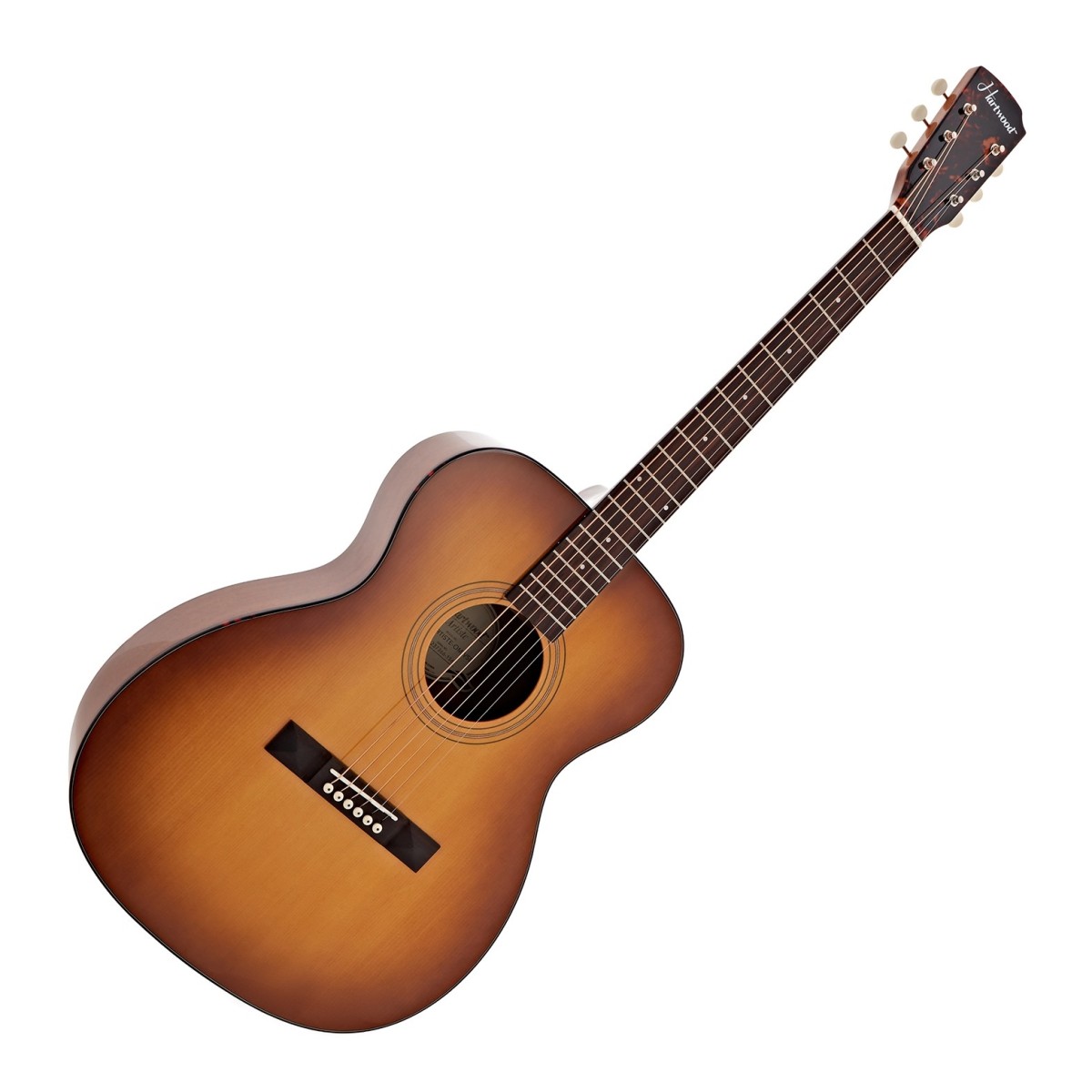 Hartwood Artiste Orchestra Model Acoustic Guitar Vintage Sunburst