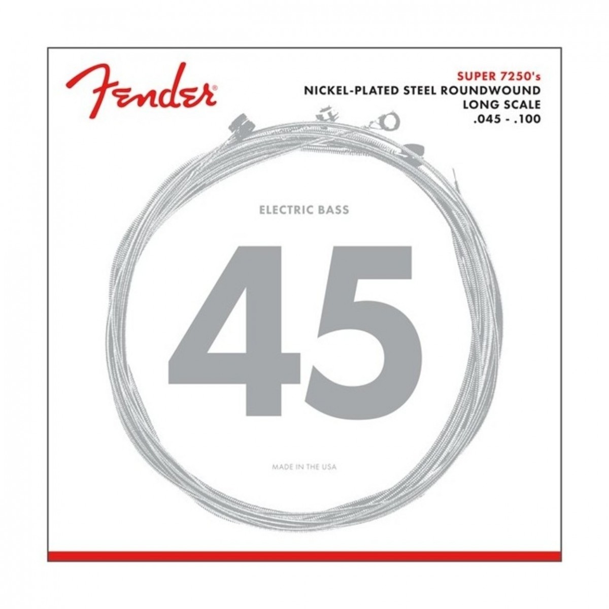 Fender 7250ML Long Scale Bass Guitar Strings 45-100