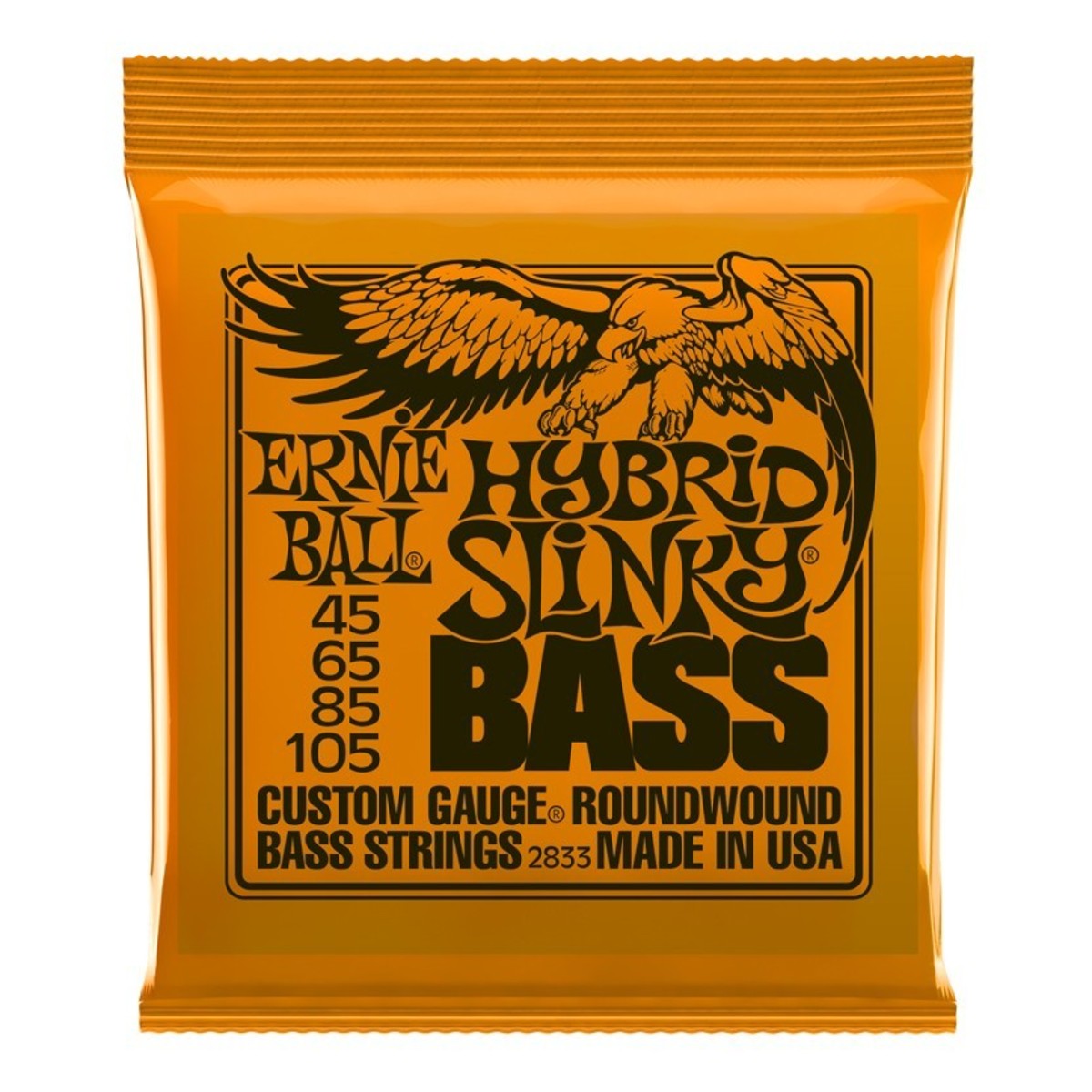 Ernie Ball 2833 Hybrid Slinky Nickel Bass Guitar Strings 45-105