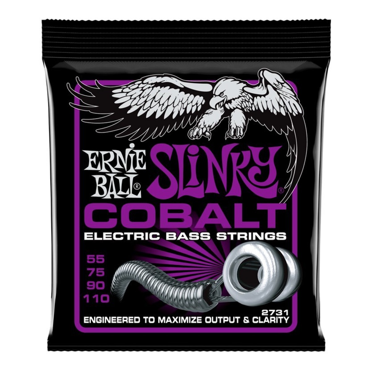 Ernie Ball Power Slinky 2731 Cobalt Bass Guitar Strings 55-110