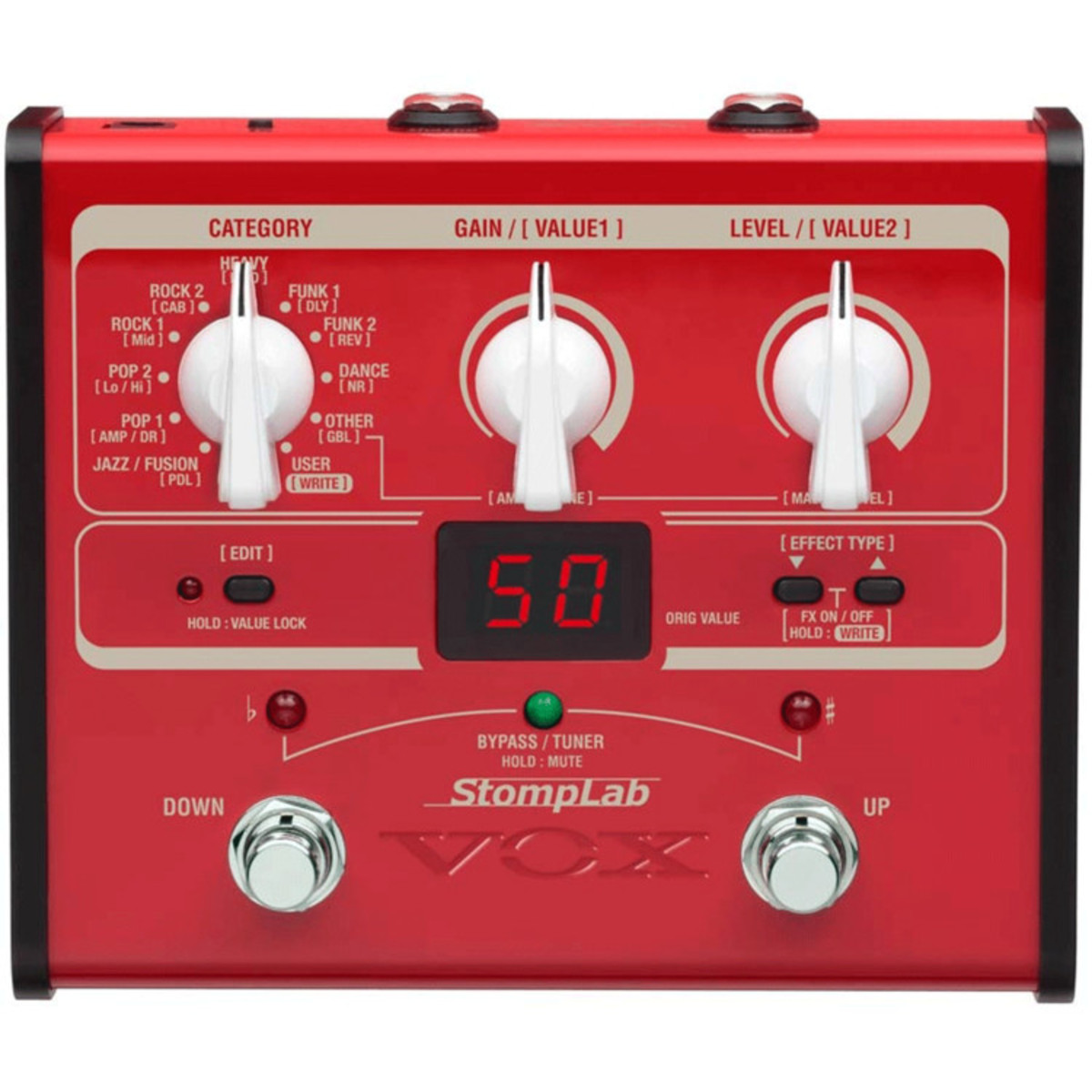 Vox StompLab IB Bass Guitar Multi-Effects Modelling Pedal SL1B