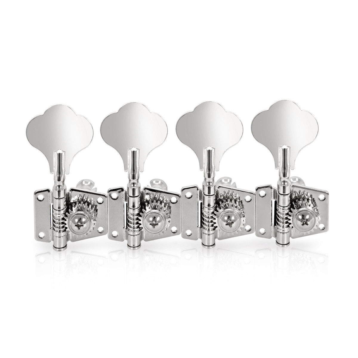 Guitarworks Bass Guitar Machine Head 4-in-line Chrome