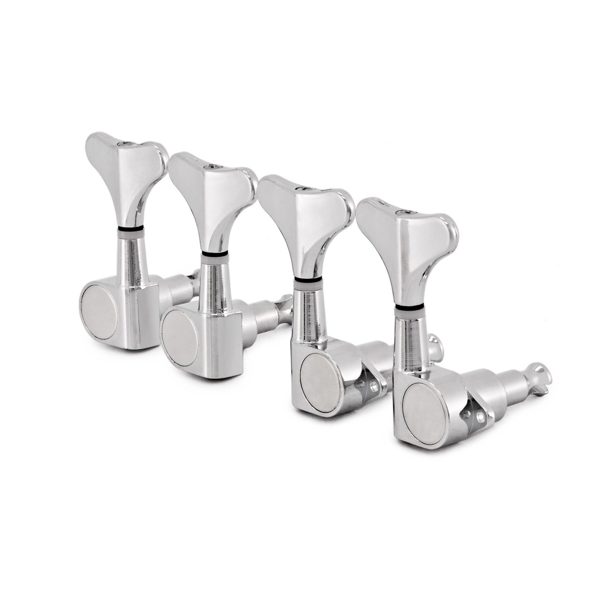Guitarworks Bass Guitar Mini Machine Heads 2-a-side Chrome
