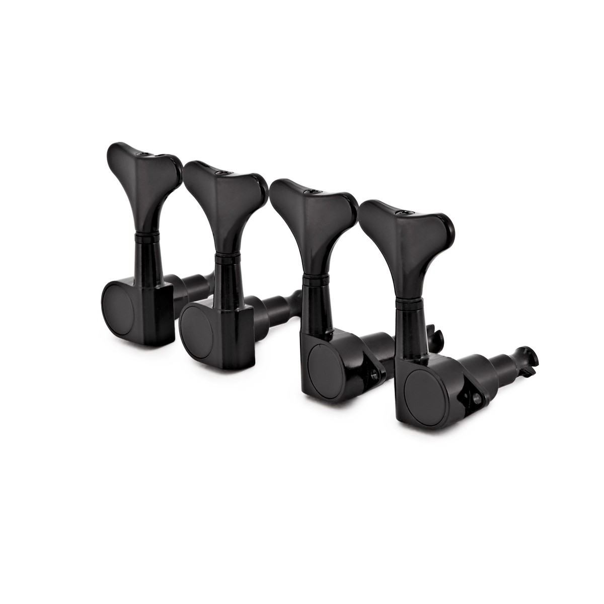 Guitarworks Bass Guitar Mini Machine Heads 2-a-side Black
