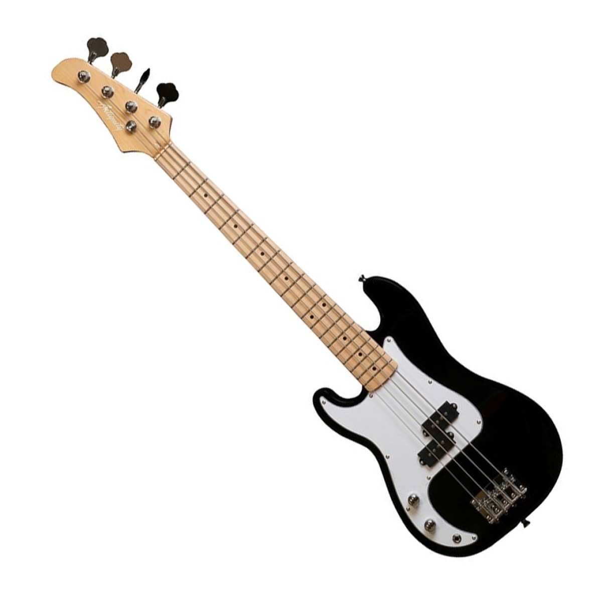 Antiquity Aq-pb 3/4 Size Mini Bass Guitar Left Handed Black