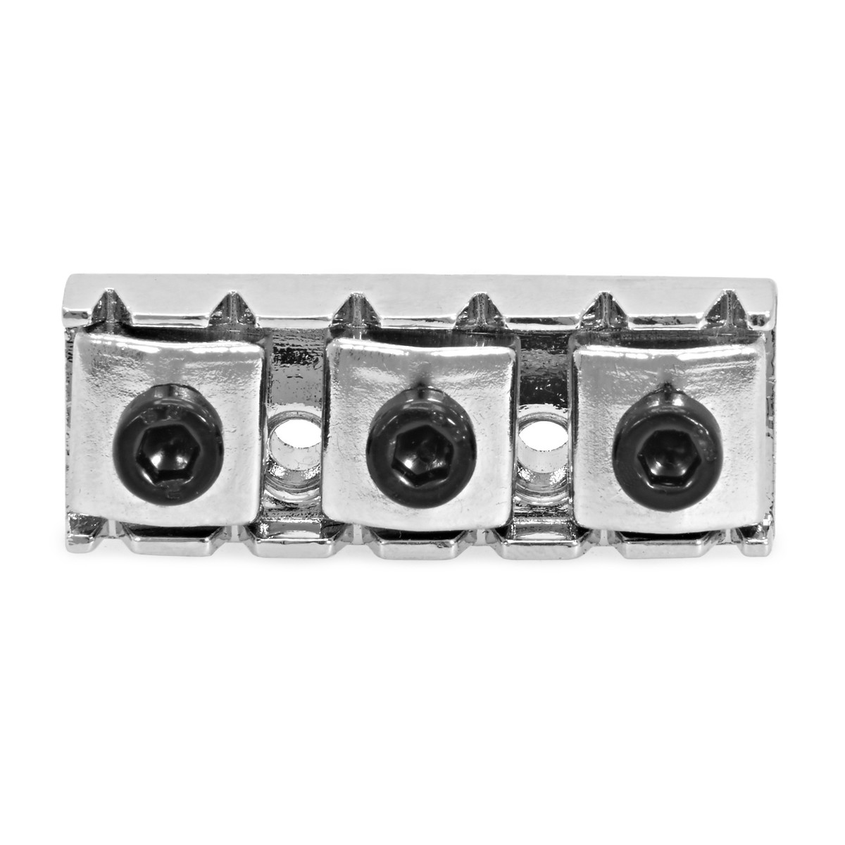 Guitarworks Electric Guitar Tremolo Locking Nut Chrome 42mmx15.3mm