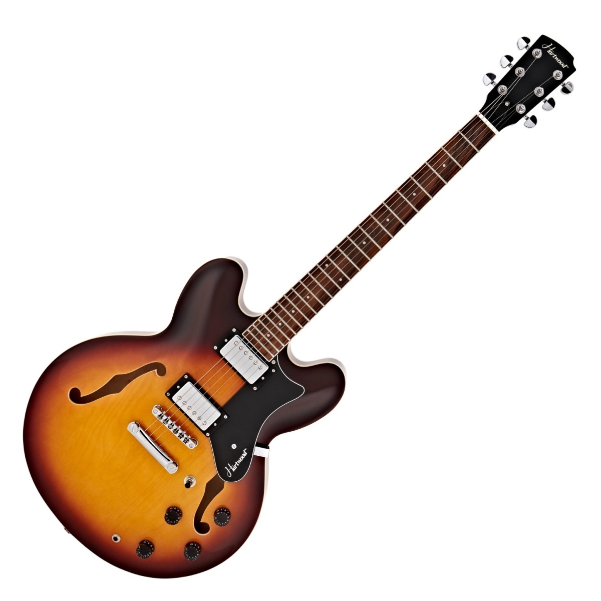 Hartwood Revival Semi Acoustic Guitar Sunburst
