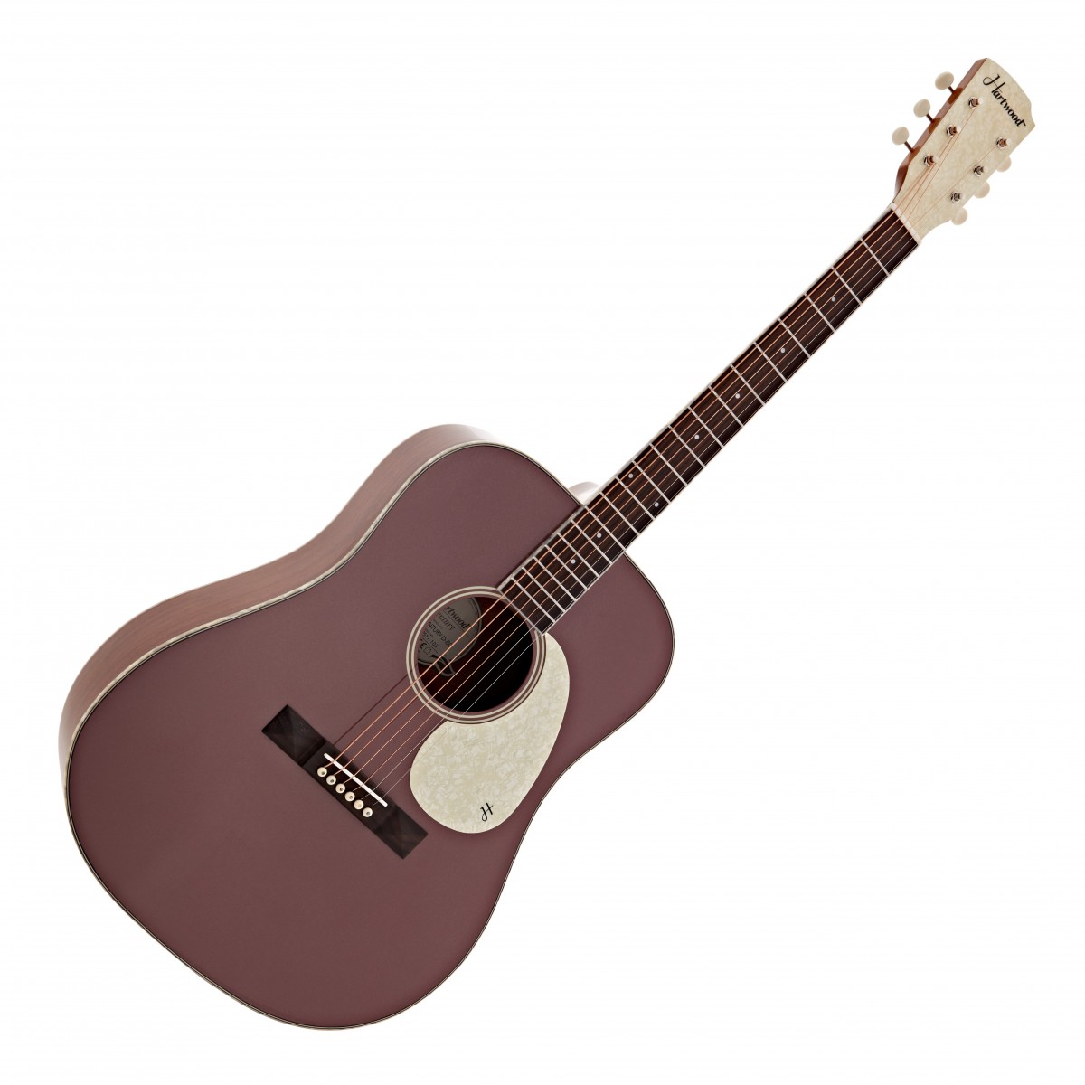 Hartwood Century Dreadnought Acoustic Guitar Burgundy