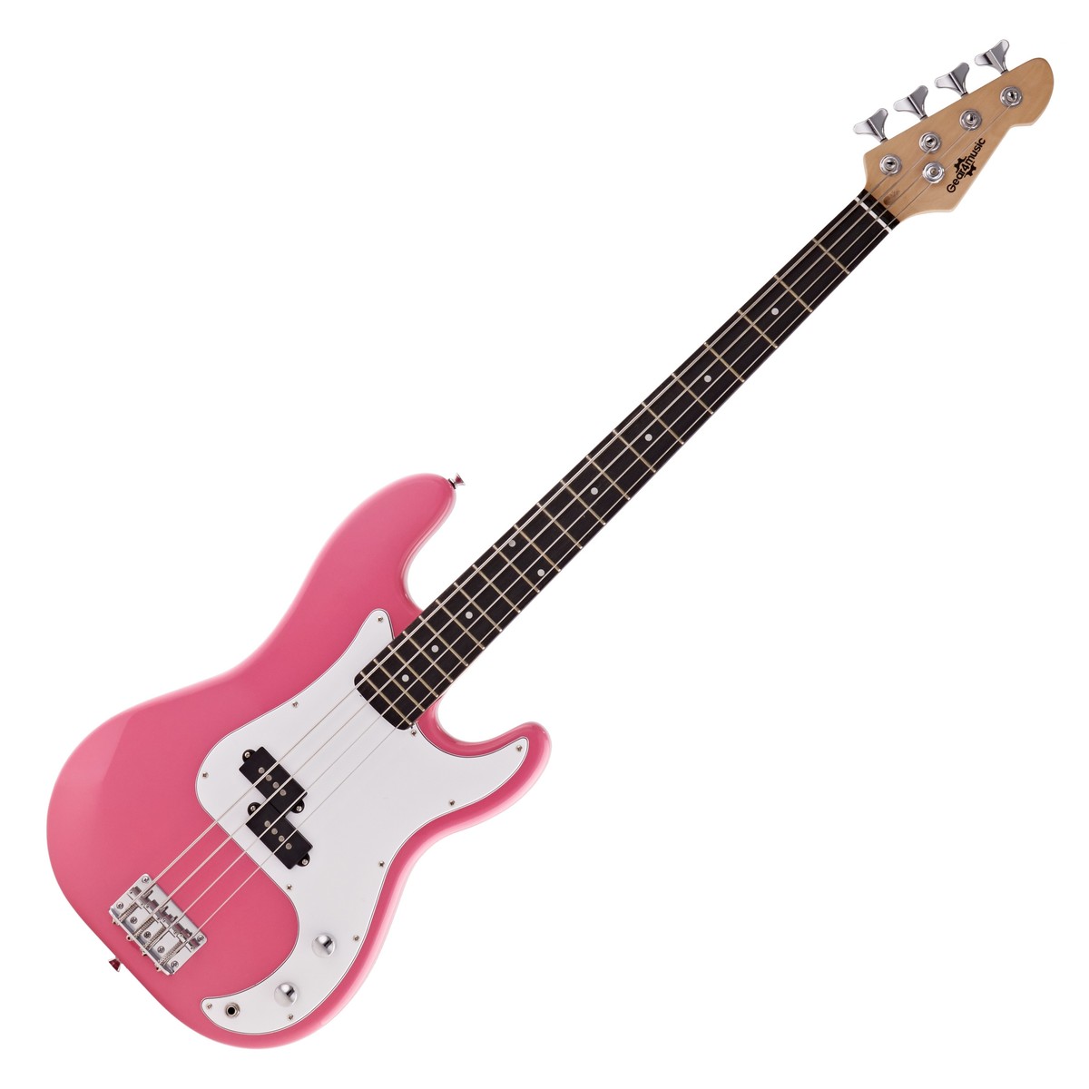 LA Bass Guitar Pink