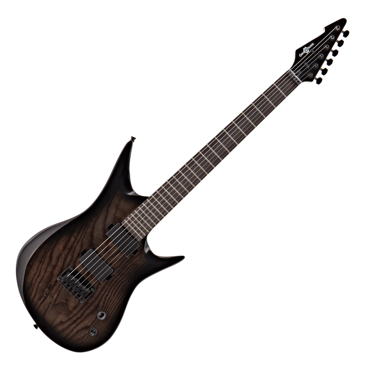 Harlem 6 Electric Guitar Trans Black