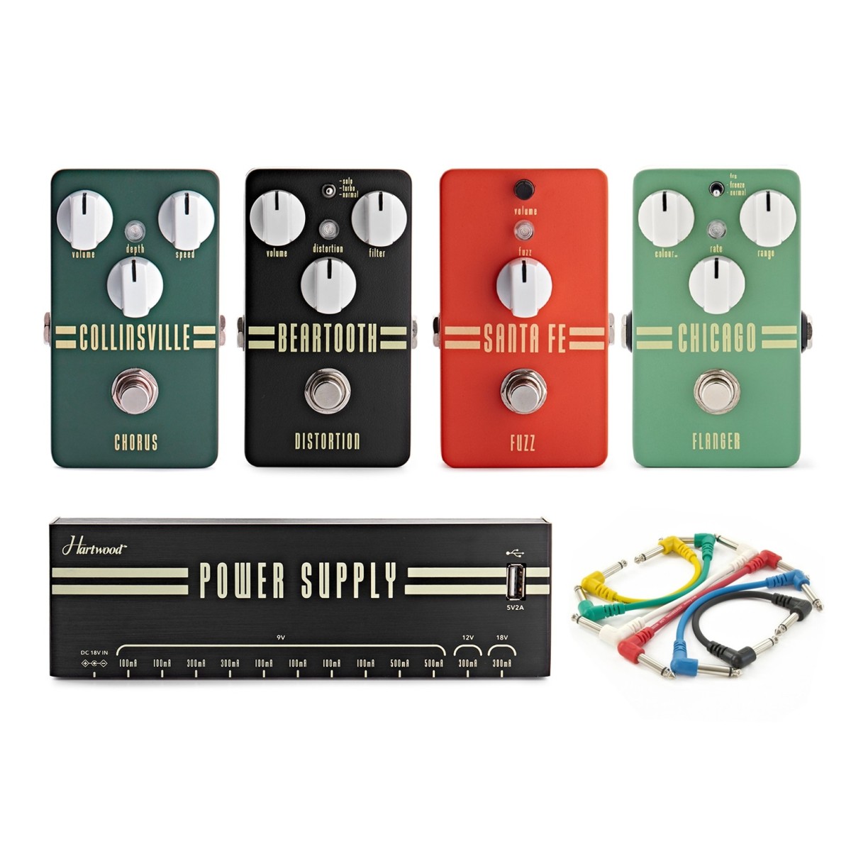Hartwood Grunge Guitar Effects Pedal Pack
