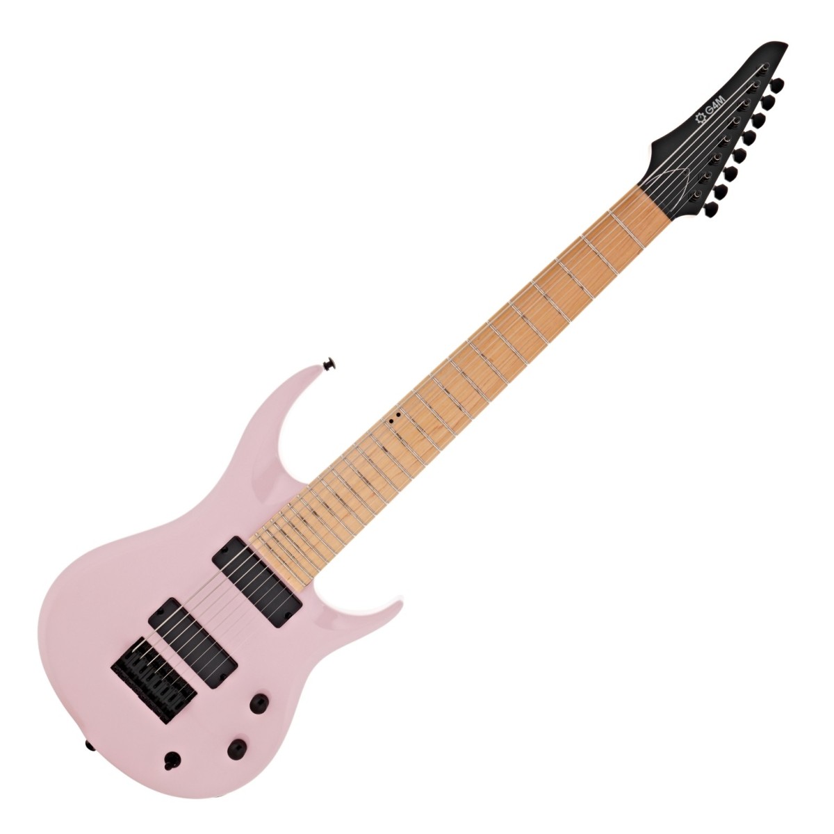 G4M 529 Electric Guitar 8-String Flamingo Neon
