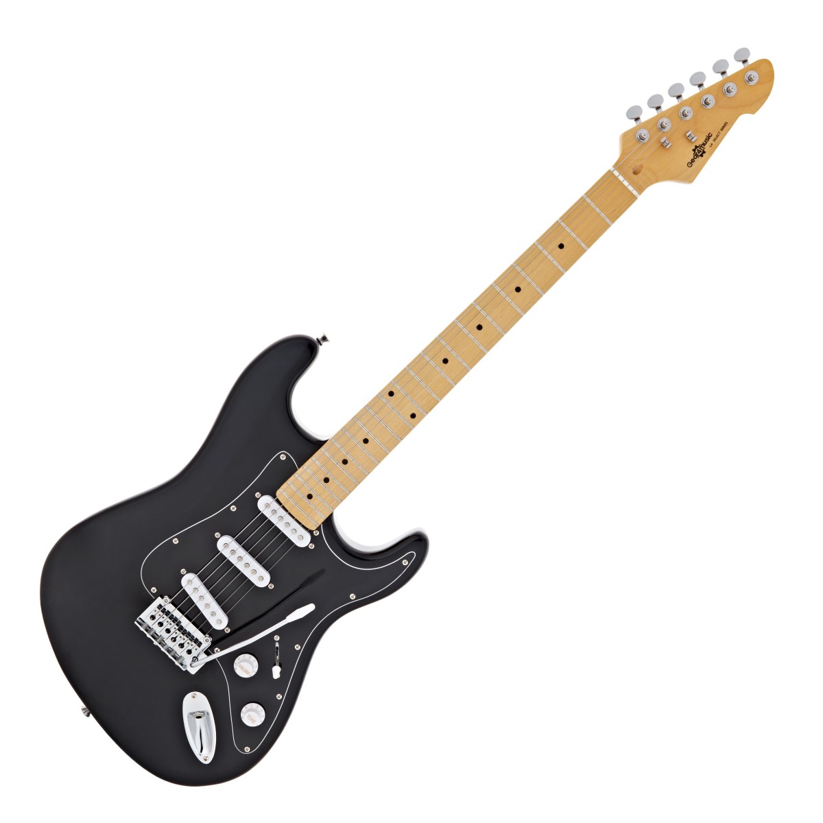 LA Select Electric Guitar Black