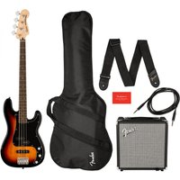 Squier Affinity Precision Bass PJ Pack 3-Color Sunburst
