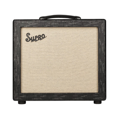 Supro Amulet 15w 110 Combo Amp In Black Scandia