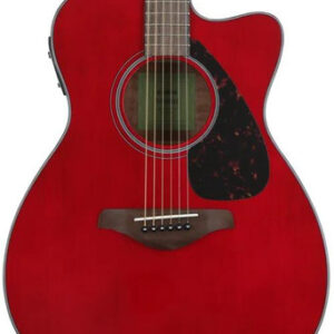 Yamaha FSX800C Mk II Electro Acoustic Guitar in Ruby Red