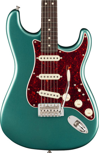 Fender American Professional Classic Stratocaster in Faded Sherwood Green Metallic