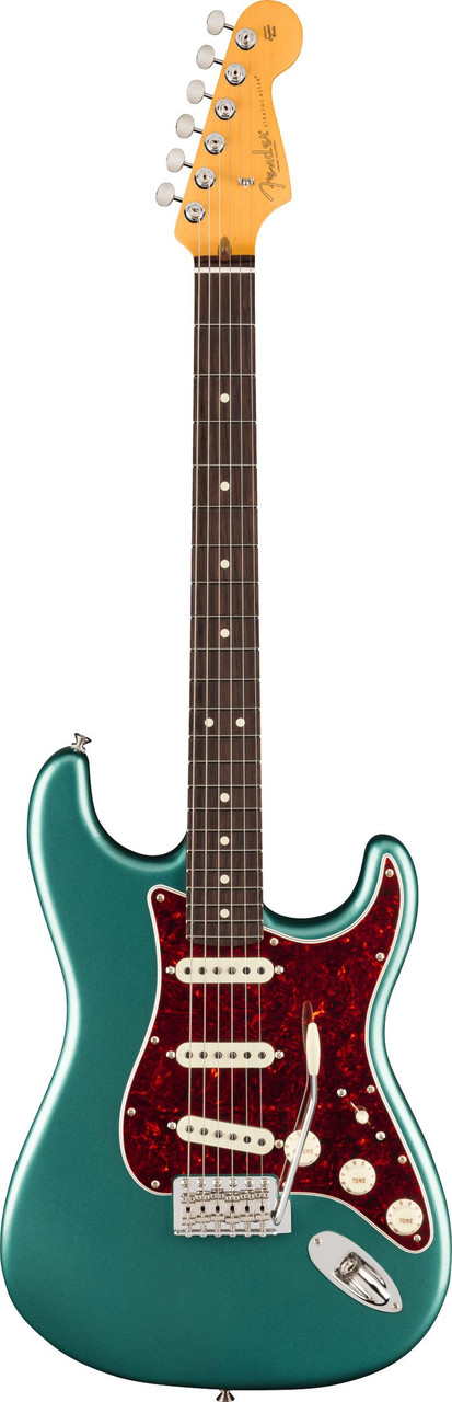Fender American Professional Classic Stratocaster in Faded Sherwood Green Metallic - Image 5