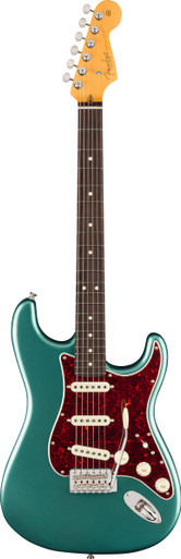 Fender American Professional Classic Stratocaster in Faded Sherwood Green Metallic - Image 2