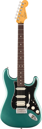 Fender American Professional Classic Stratocaster HSS in Faded Sherwood Green Metallic - Image 2