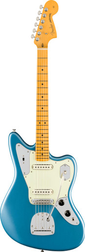 Fender American Professional Classic Jaguar in Faded Lake Placid Blue - Image 2