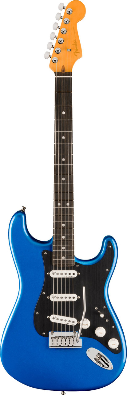 Fender American Ultra II Stratocaster Ebony Fingerboard in Noble Blue - Image 5