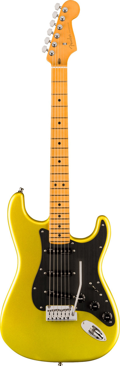Fender American Ultra II Stratocaster Maple Fingerboard in Solar Flare - Image 5