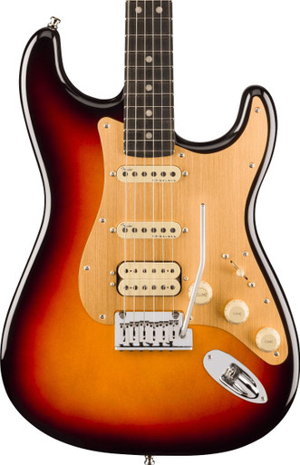 Fender American Ultra II Stratocaster HSS Ebony Fingerboard in Ultraburst - Image 1