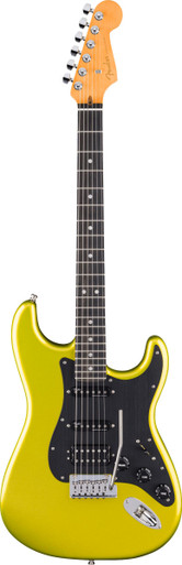 Fender American Ultra II HSS Stratocaster in Solar Flare, Ebony Fretboard - Image 2