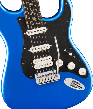 Fender American Ultra II Stratocaster HSS Ebony Fingerboard in Noble Blue - Image 6