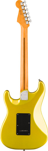 Fender American Ultra II Stratocaster HSS Maple Fingerboard in Solar Flare - Image 6