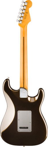 Fender American Ultra II Stratocaster Left Handed Ebony Fingerboard in Texas Tea - Image 6