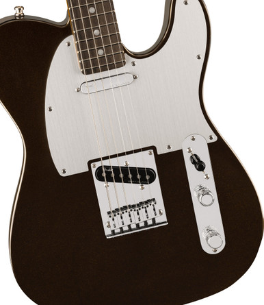 Fender American Ultra II Telecaster Ebony Fingerboard in Texas Tea - Image 6